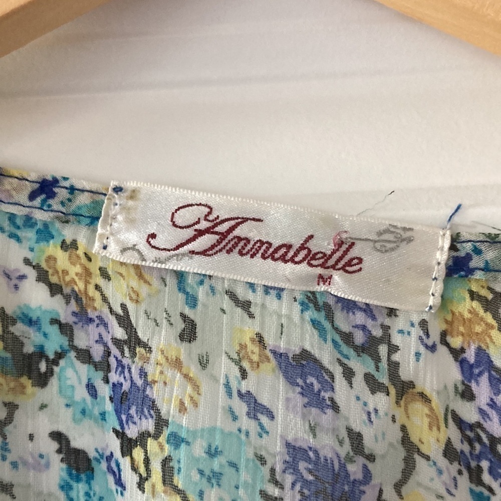 Annabelle top medium lace floral
Blue short sleeves Y2K - Picture 7 of 11